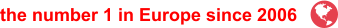the number 1 in Europe since 2006         