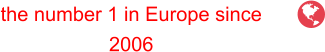 the number 1 in Europe since 2006 