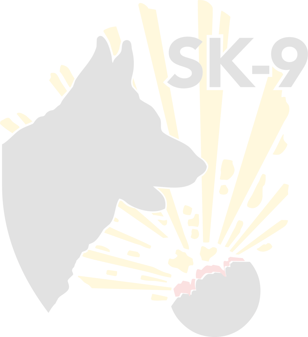 Perros detectores de explosivos preventivos