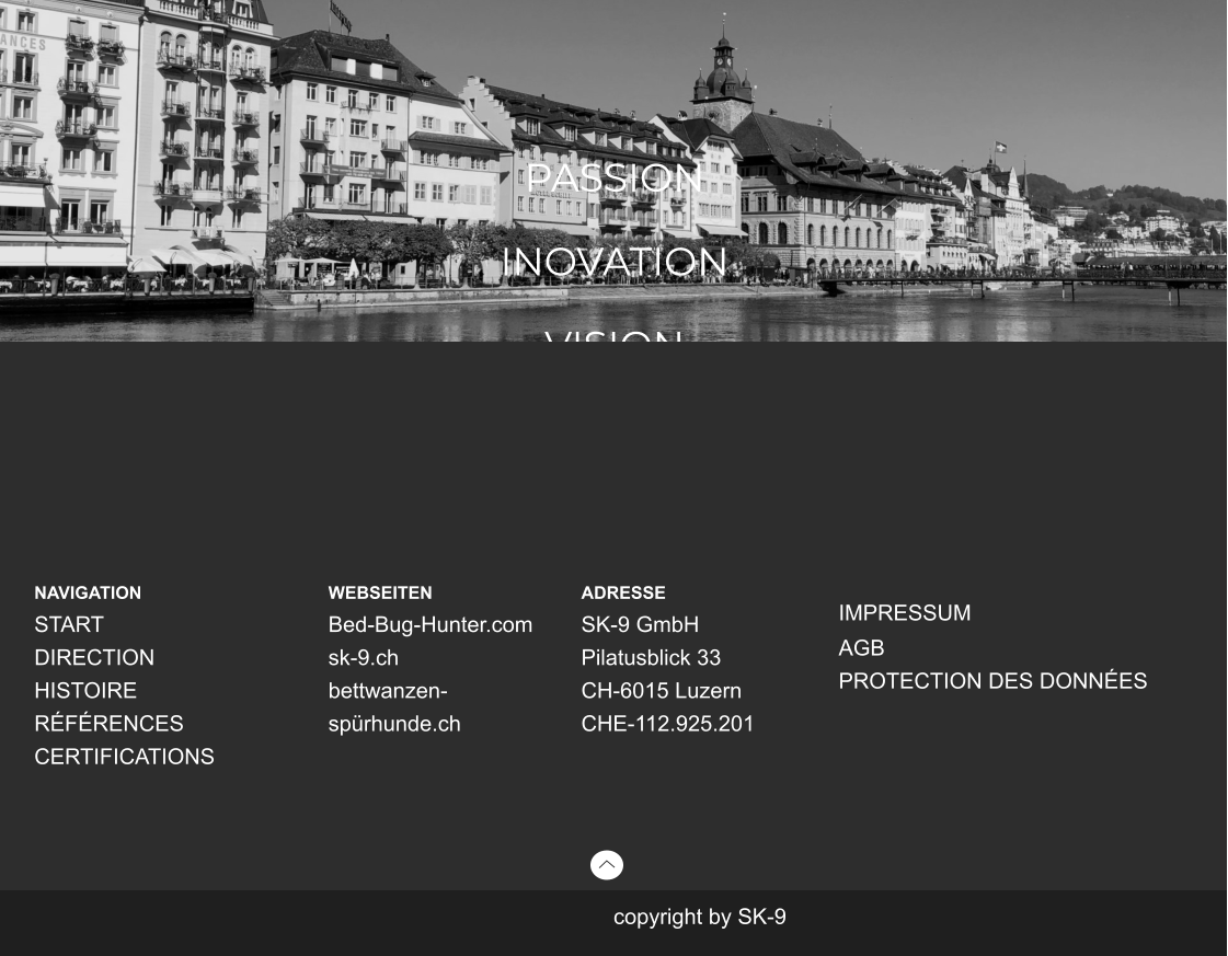 Chiens détecteurs de punaises Suisse